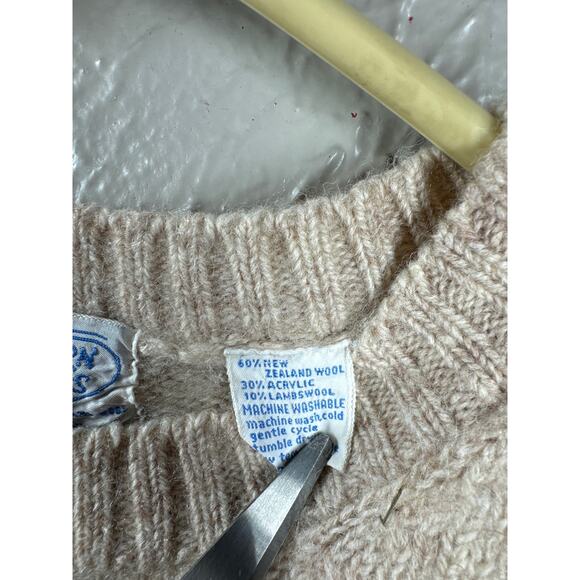 Vintage 1980s Northern Isles New Zealand Wool Sweater Women's Size Small - Picture 3 of 5